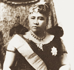 ハワイ王朝第八代最後の国王、リリウオカラニ女王