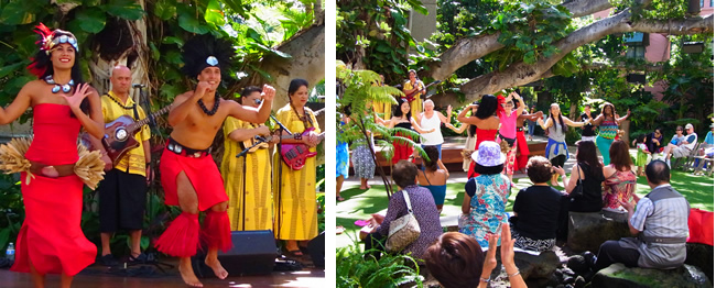 ロイヤルハワイアンセンターのエンターテイメント