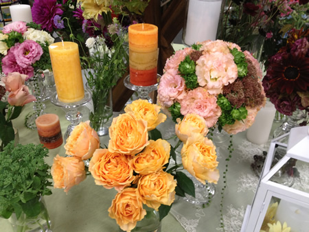 Japanese Flower Showに展示されたブライダルブーケ