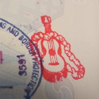 ホノルル空港 税関のスタンプ