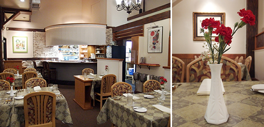 カフェミロの店内