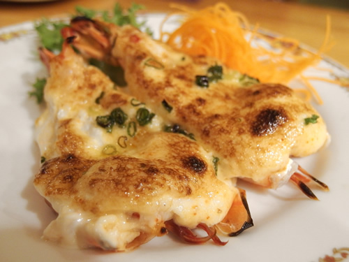 和食レストラン初花 ハワイ 海老のマヨネーズ焼き