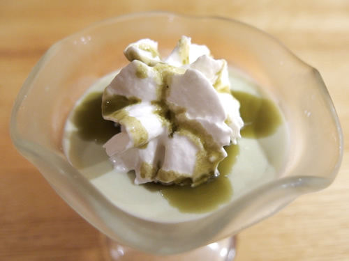 和食レストラン初花 ハワイ 抹茶パンナコッタ