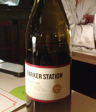 Parker Station Pinot Noir, Monterey Country CA