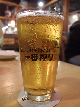 ハワイの居酒屋大漁で乾杯