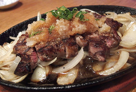 ハワイの居酒屋 ちばけん 和風リブアイステーキ