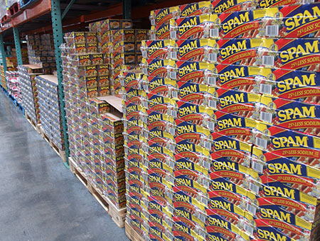 ハワイのコストコ スパム缶