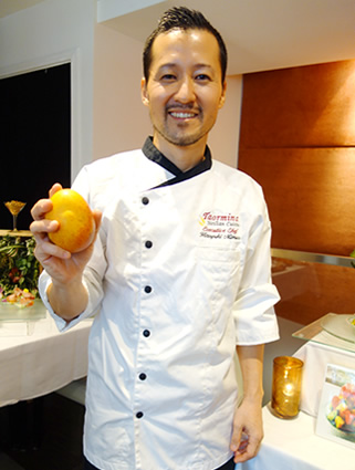 タオルミーナで季節限定完熟マンゴー料理の試食会