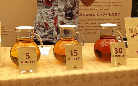 ママキハワイアンハーブティーの試飲会