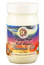 Earth Circle Organics 社の オーガニック ヴァージン コールドプレス ココナッツオイル