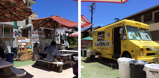 パウハナマーケットワイキキの夜レポー