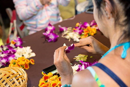 ロイヤルハワイアンセンターの無料レッスン