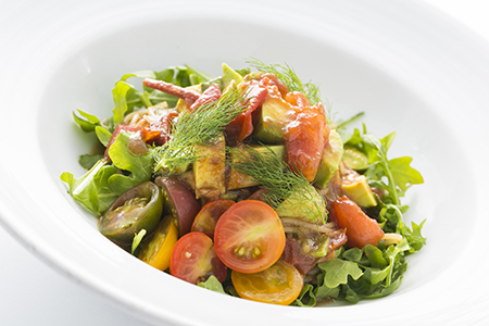 タオルミーナの限定メニュー 夏野菜の冷製パスタ