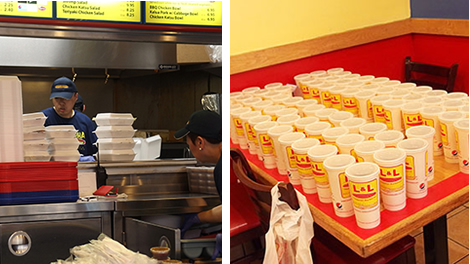 L＆L HAWAIIAN BBQ プレートランチ 激安イベント