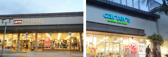 ワイケレプレミアムアウトレットのお店