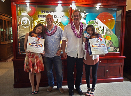 クレイジーシャツ マーク社長とエリックさん