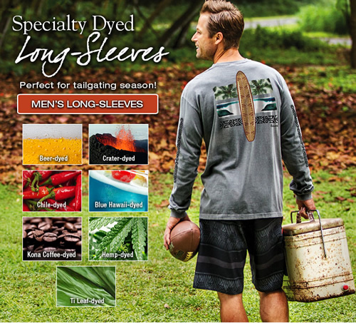 クレイジーシャツ オリジナル染めメンズ長袖Tシャツ 続々入荷中