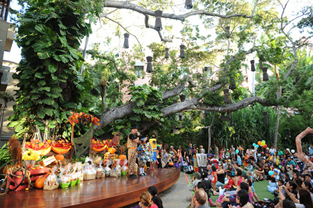 ロイヤルハワイアンセンターのハロウィン仮装イベント