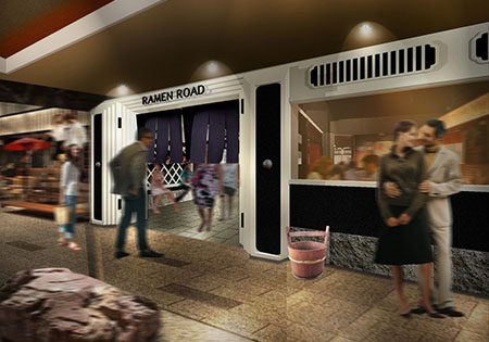 ワイキキショッピングプラザにオープンするワイキキ横丁名店街