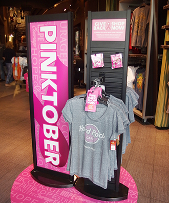 ハードロックカフェ ホノルル PINKTOBERキャンペーン