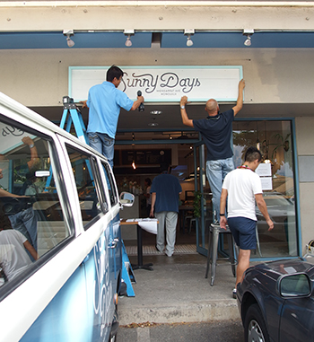 ハワイ モンサラット通りの新しいカフェ サニーデイズ