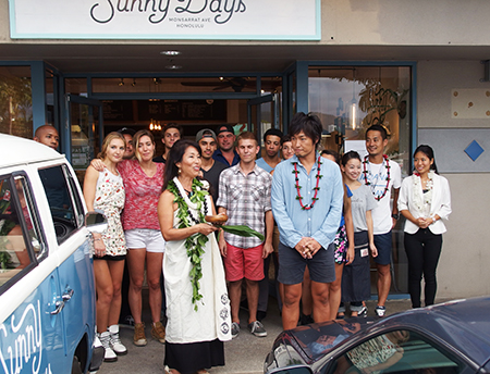 ハワイ モンサラット通りの新しいカフェ サニーデイズ