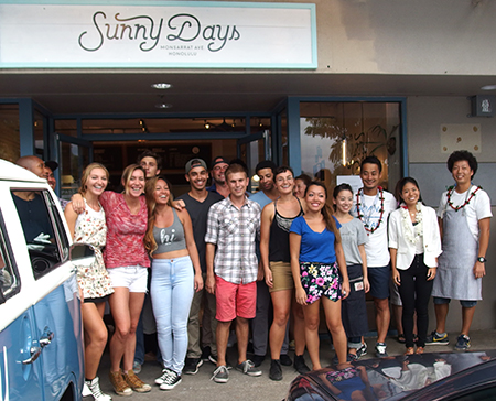 ハワイ モンサラット通りの新しいカフェ サニーデイズ