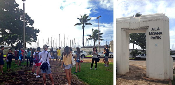 ホノルル海さくら ハワイのビーチ清掃活動