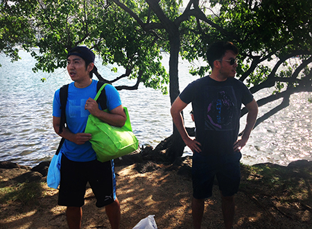 ホノルル海さくら ハワイのビーチ清掃活動