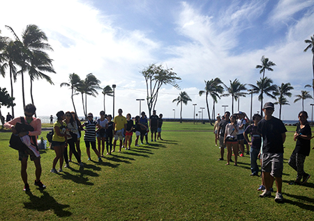 ホノルル海さくら ハワイのビーチ清掃活動