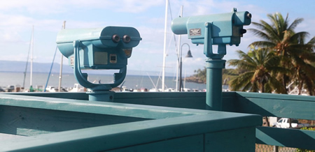 マウイオーシャンセンター ホエールウォッチング用展望デッキ