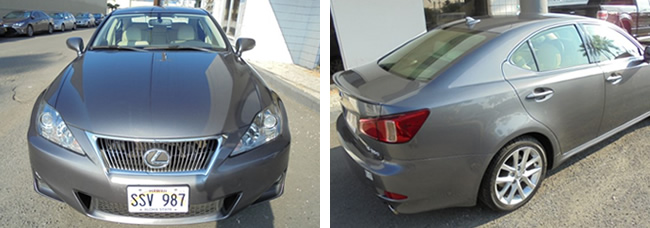 中古車オートエクスチェンジハワイ レクサス IS 250 RWD 2012年式