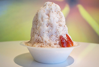 カフェプルメリア 自家製シロップのシェイブアイス