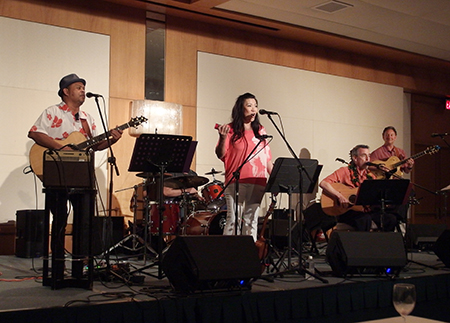 ウクレレミュージアムベネフィットコンサート ハワイアンスタイルバンド