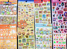 ハワイ博文堂書店 キャラクターのシール