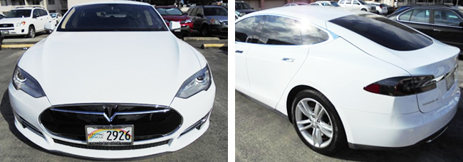 中古車オートエクスチェンジハワイ テスラモデルS 2013年式