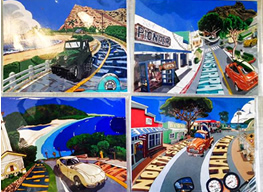 ハワイ博文堂書店 S's blueのポストカード