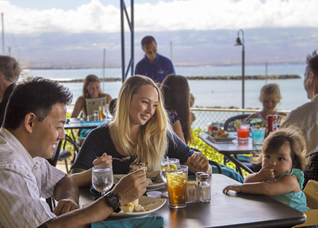 マウイ島のシースケープマアラエアレストラン