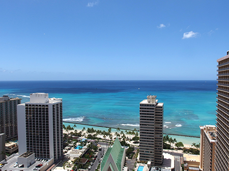 メレメイ2016 キックオフイベント会場ヒルトンワイキキビーチ