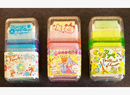 ハワイ博文堂書店 キャラクター消しゴム