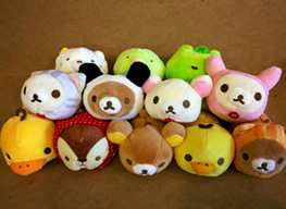 ハワイ博文堂書店 もちぺったんてのりぬいぐるみ