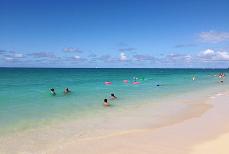 ペデゴ電気自転車でカイルア＆ラニカイをサイクリング