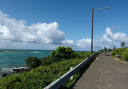 ペデゴ電気自転車でカイルア＆ラニカイをサイクリング