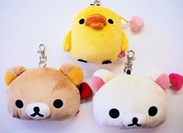 ハワイ博文堂書店 リラックマ コインケース付きパスケース