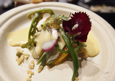 第16回ジョイオブサケ ハワイ ココヘッドカフェの料理