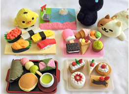 ハワイ博文堂書店 おもしろ消しゴム