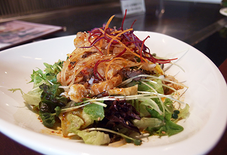 お好み焼き千房 ハワイ 韓国風サラダ