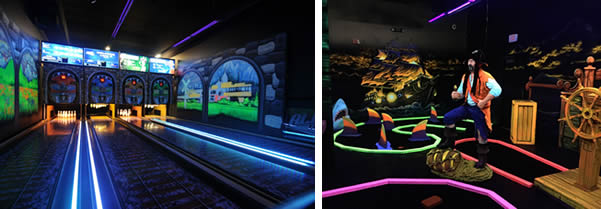 ハワイの屋内アミューズメント ティキズファミリーファンセンター