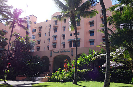 ロイヤルハワイアンホテル内のジュエリーショップ ジャスミンノワール