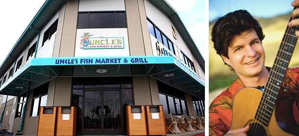 ジェフピーターソン アンクルズフィッシュマーケット＆グリルで演奏